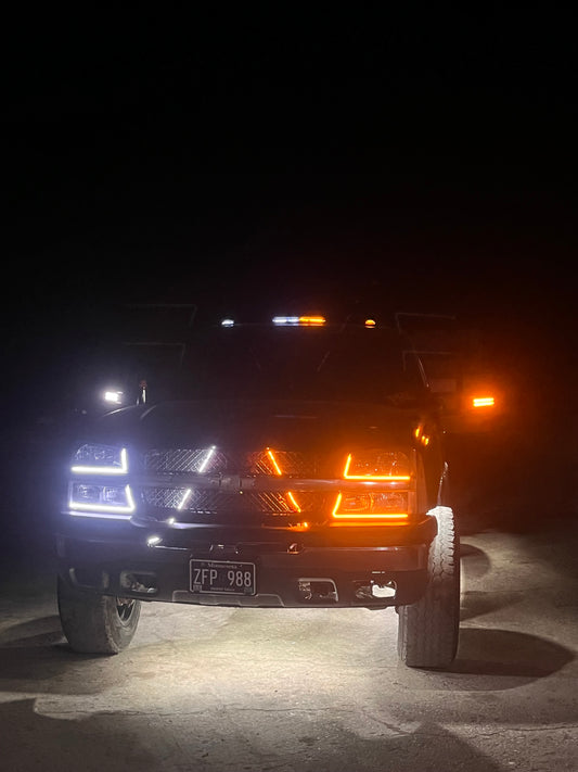 1999-2007 Chevrolet Silverado Core Support Lights