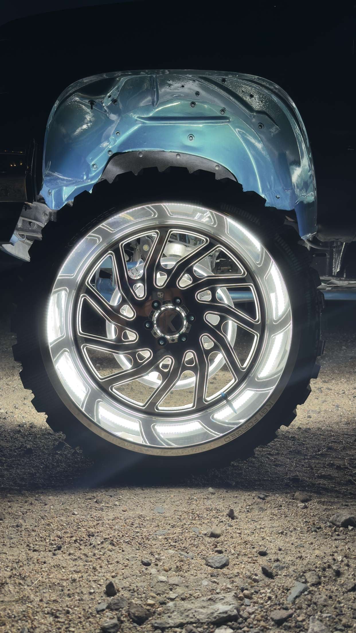 Extreme Intensity 20 Row Wheel Wheel Lights - Pure White - Plug & Play