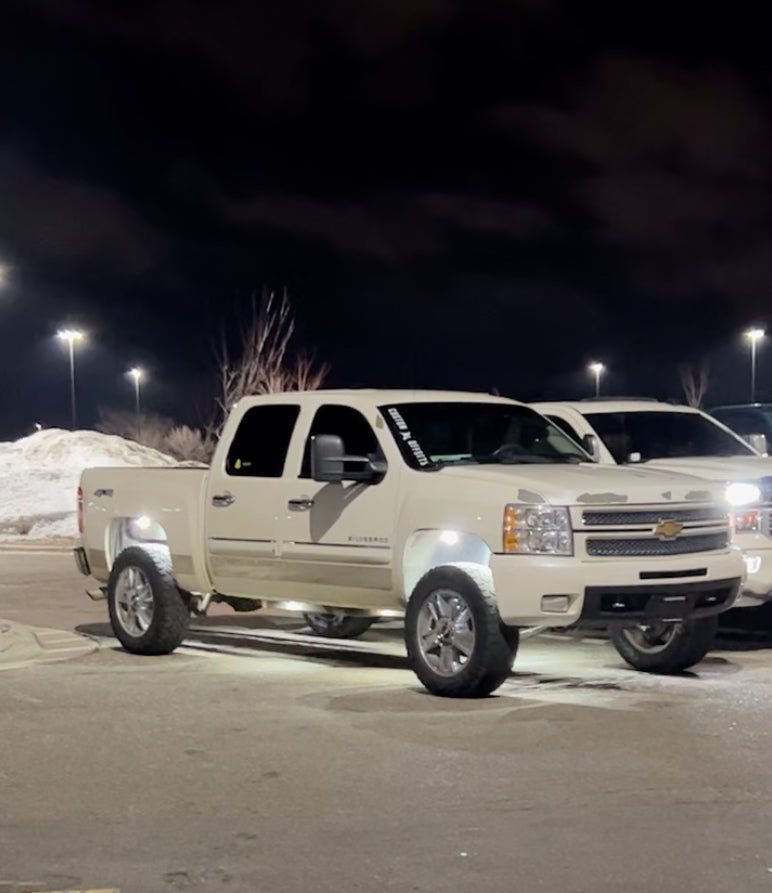 9 Chip Rock Lights - Pure White - Other Color Options - Hardwire