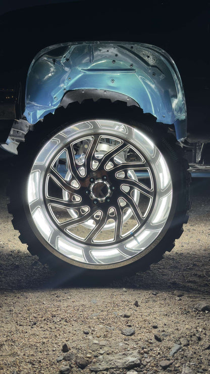 Extreme Intensity 20 Row Wheel Wheel Lights - Pure White - Plug & Play